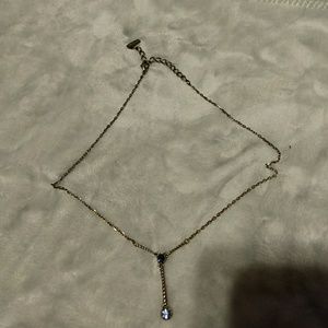 Napier necklace with blue stone